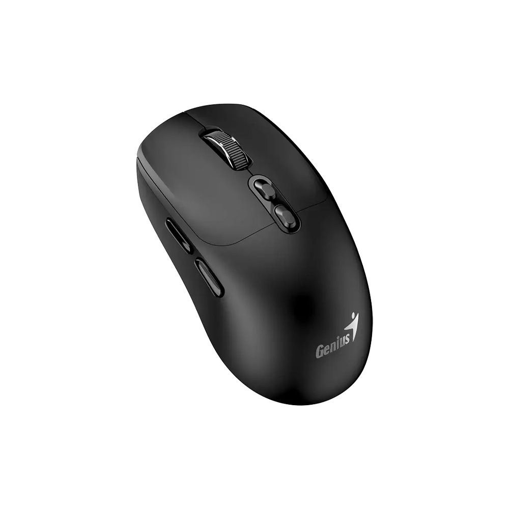 MOUSE GENIUS NX-8280S NEGRO BLUETOOTH 2.4GHZ/DUAL/USB-A/RECARGABLE/SILENCIOSO/AI COPILOT 6-BOT