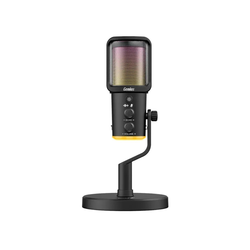 MICROFONO GENIUS MIC-S400U 20HZ USB-C/USB-A REDUCCION DE RUIDO + CON SOPORTE