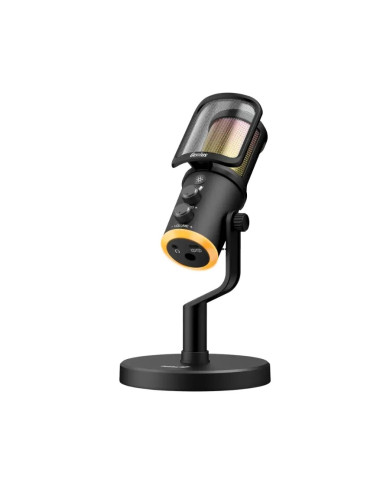 MICROFONO GENIUS MIC-S400U 20HZ USB-C/USB-A REDUCCION DE RUIDO + CON SOPORTE