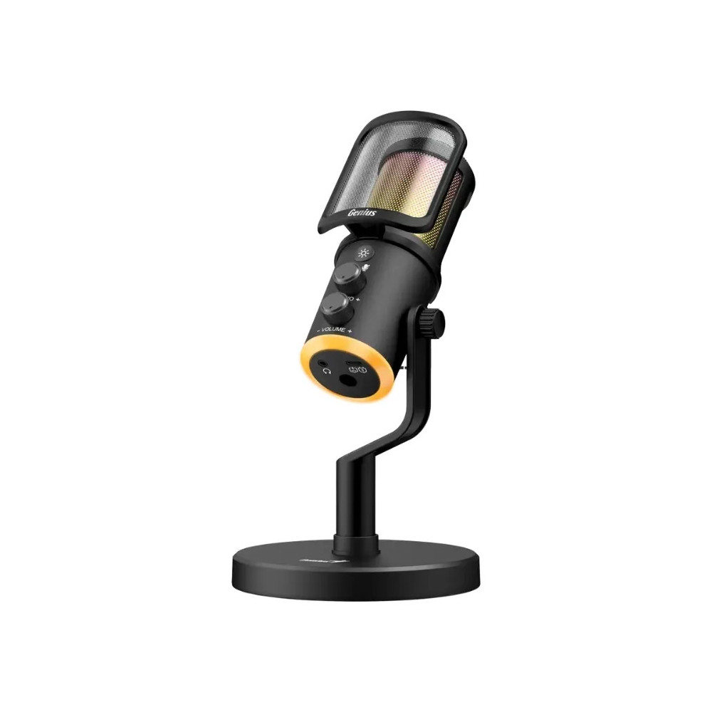 MICROFONO GENIUS MIC-S400U 20HZ USB-C/USB-A REDUCCION DE RUIDO + CON SOPORTE