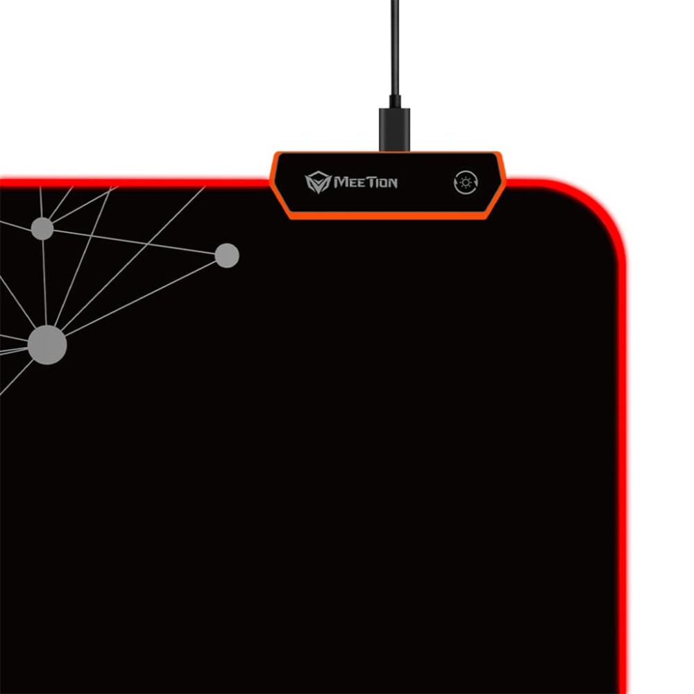 MOUSE PAD MEETION MT-PD120 CORTO LED RGB 355*264,5*4mm / 01-02-050