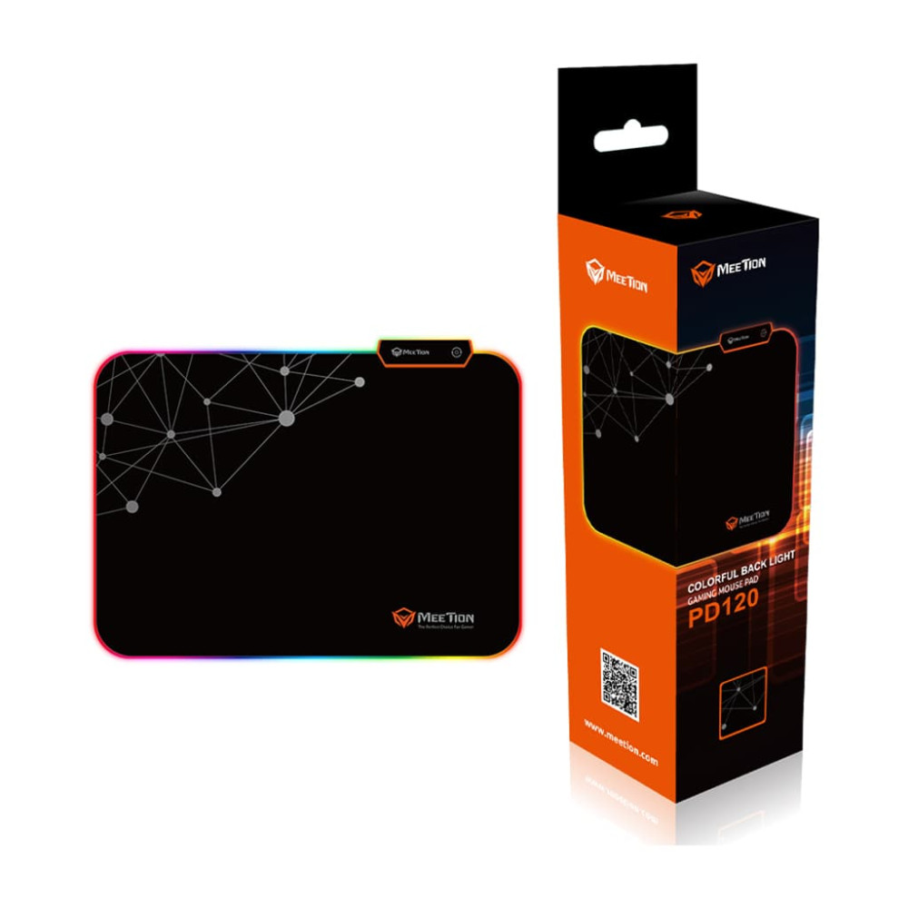MOUSE PAD MEETION MT-PD120 CORTO LED RGB 355*264,5*4mm / 01-02-050