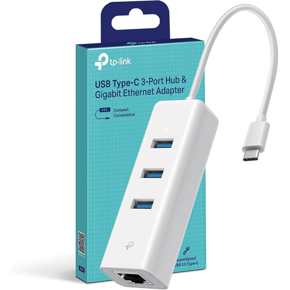 ADAPTADOR TP-LINK UE330C TIPO-C/ETHERNET/3USB / TPLADAUSBUE330C