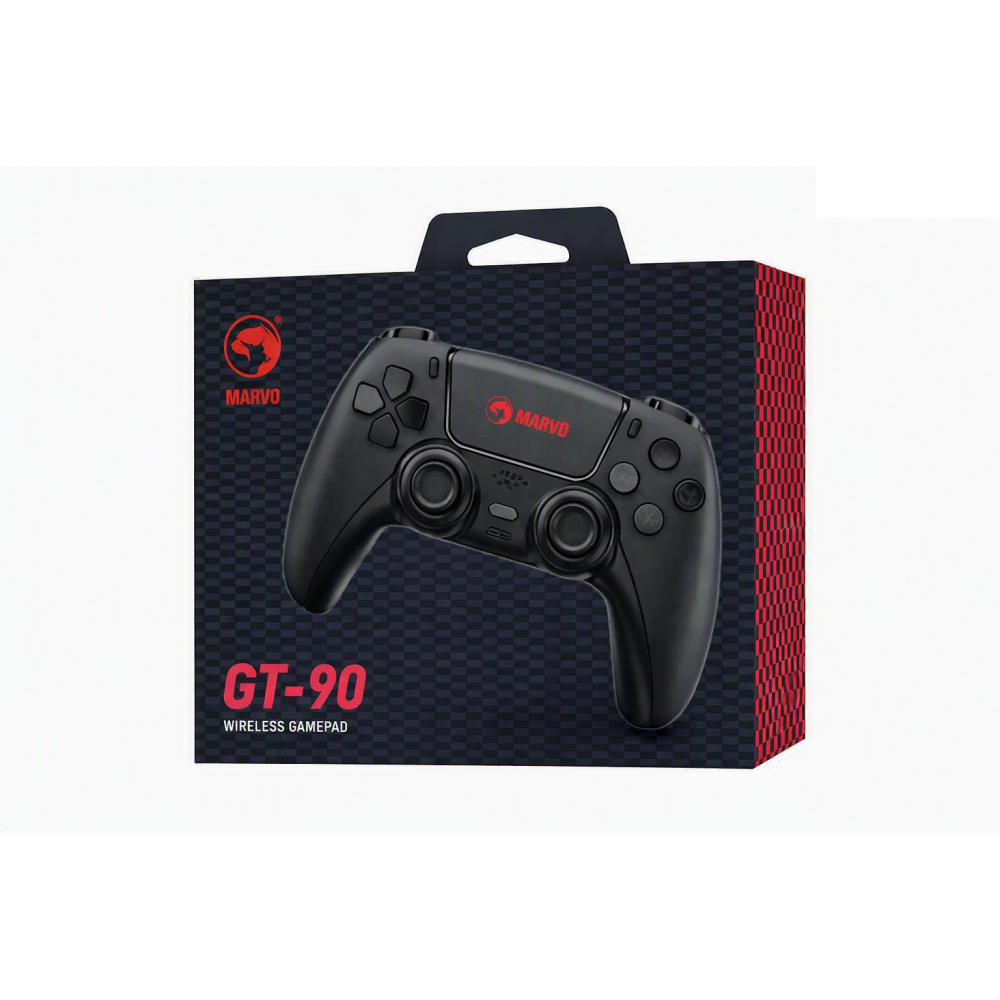 GAMEPAD MARVO GT-90 PACTO 70 WIRELES NEGRO MULTI-PLATAFORMA ERGO / GAME5504