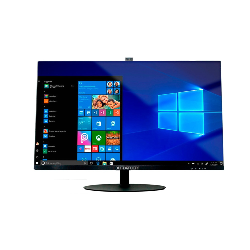 COMPUTADOR AIO XTRATECH X-ONE/24" IPS FHD/R7-7730U/8GB DDR4/256GB SSD/NEGRA/FREEDOS/1920x1080/XT-AIOR7