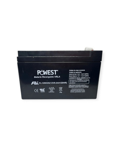 BATERIA POWEST FL1290GS 12V 9,0AH 20HR PARA UPS