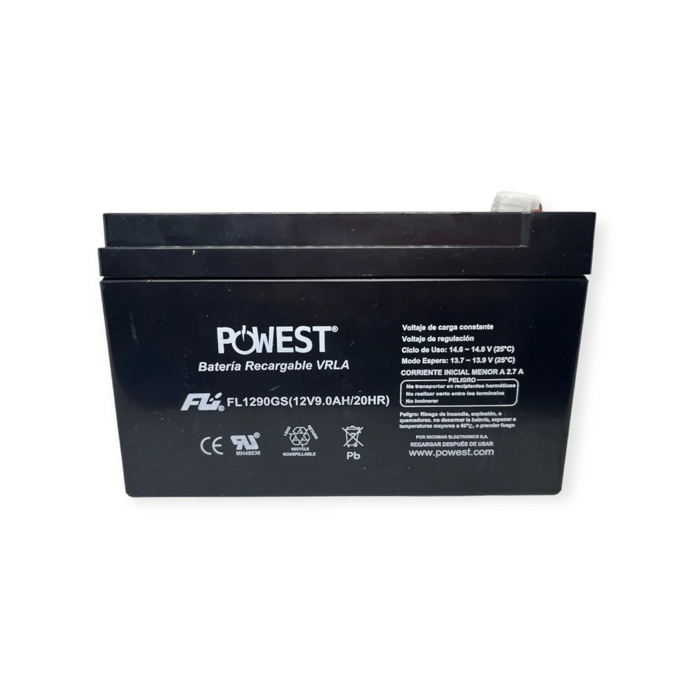 BATERIA POWEST FL1290GS 12V 9,0AH 20HR PARA UPS