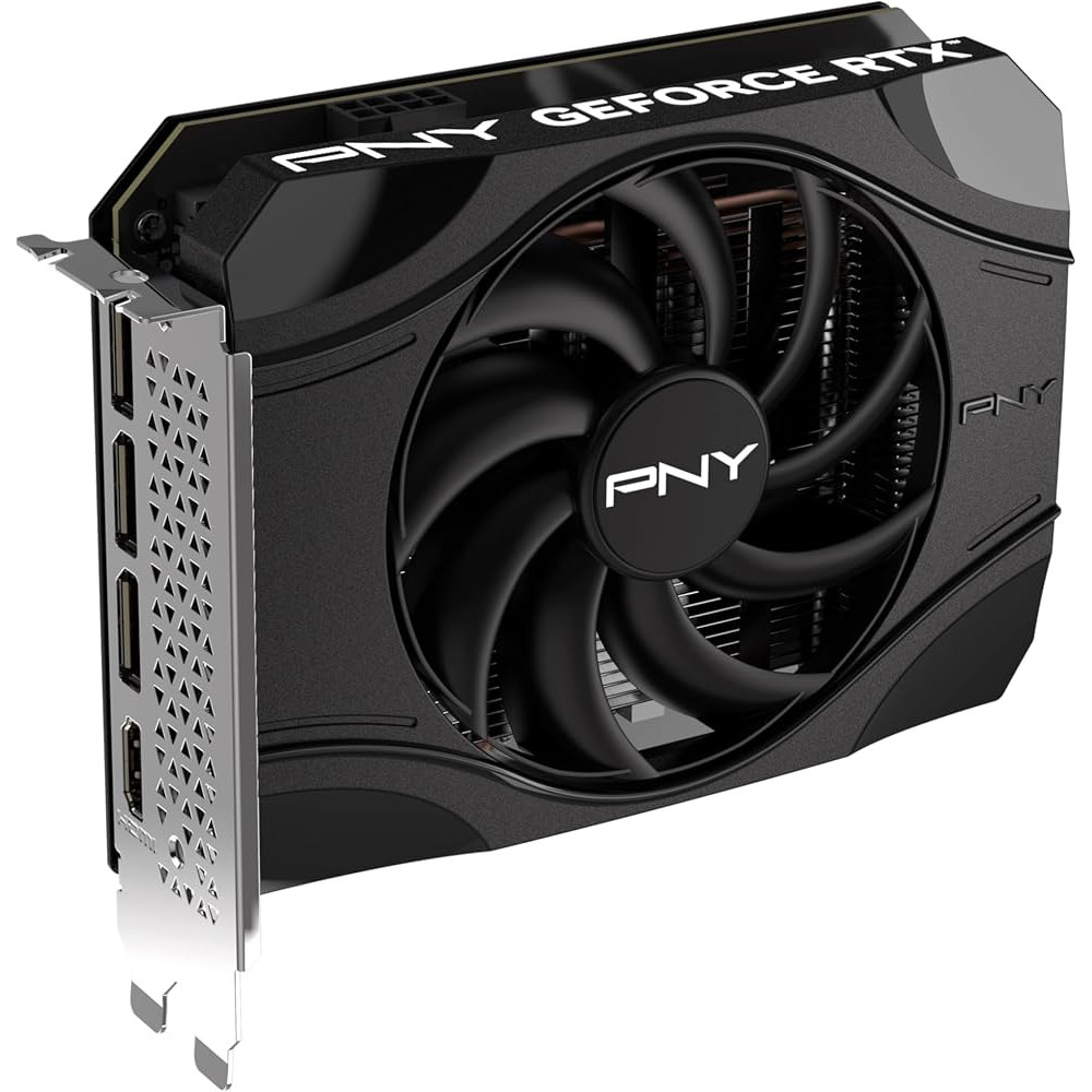 TARJETA DE VIDEO PNY 8GB RTX5050 1FAN GDDR6 STEALTH MODE DLSS4/REFLEX/RAY TRACING / VCG50508SXPB1