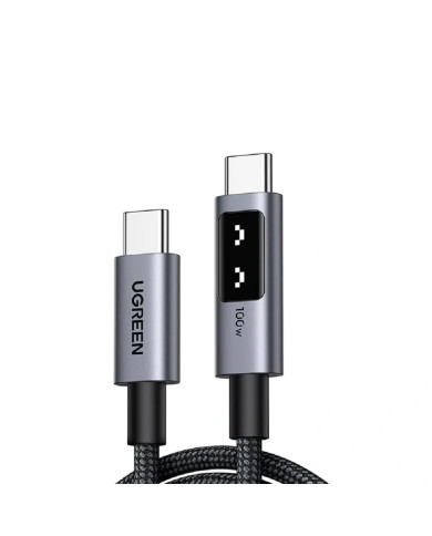 CABLE DE DATOS UGREEN L509 2M TIPO-C CARGA RAPIDA 100W UNO 35512 / 05-01-224