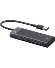 HUB USB CM653 UGREEN 4USB-A 3,2 MULTIFUNCION GRIS / 01-02-107