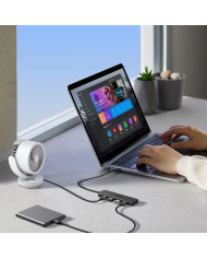 HUB USB CM219 UGREEN 4USB 3,0 MULTIFUNCION / 01-02-109 /   6941876228515