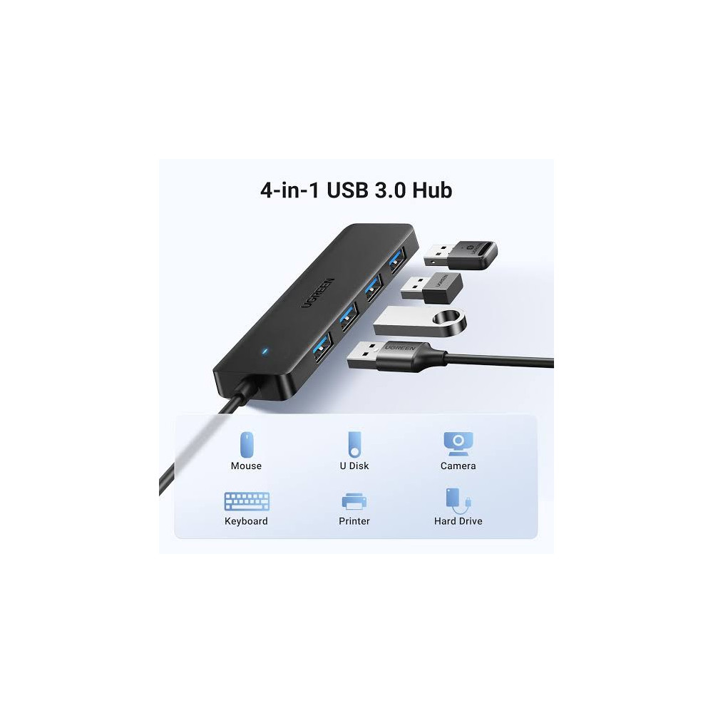 HUB USB CM219 UGREEN 4USB 3,0 MULTIFUNCION / 01-02-109 /   6941876228515