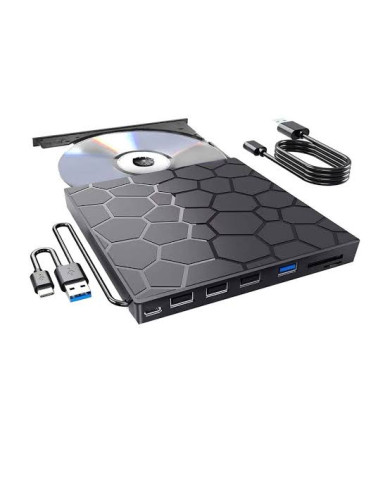 QUEMADOR NITRON DVD EXTERNO + 3TYPE_C + MSD + SD / 17-04-007
