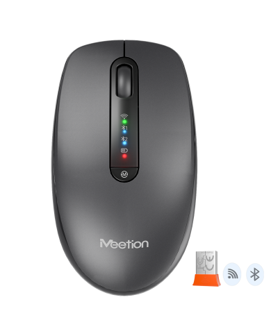 MOUSE MEETION BTM100R NEGRO WIRELESS / 14-01-126