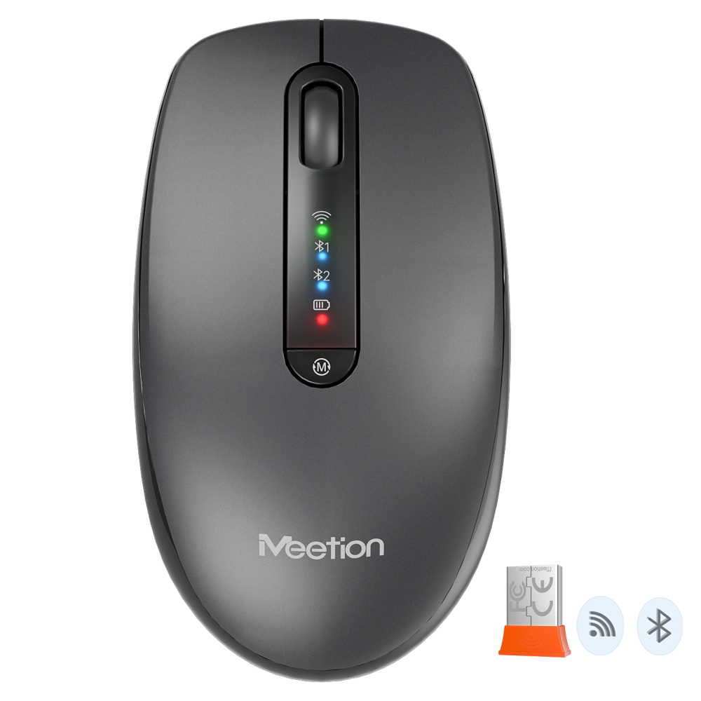 MOUSE MEETION BTM100R NEGRO WIRELESS / 14-01-126