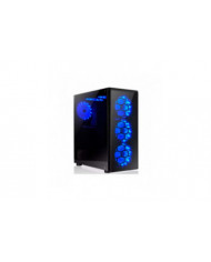 CASE SPEEDMIND CSGR08 6-FAN RED VIDRIO TEMPLADO