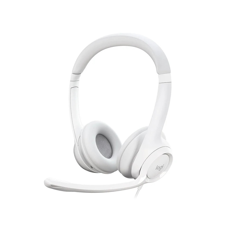 HEADSET LOGITECH H390 USB BLANCO STEREO CANCELACION RUIDO / 981-000014