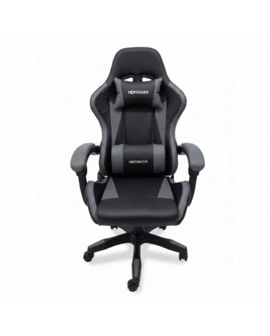 SILLA GAMING POTENZZA GRIS FH0037 PRO CON REPOSAPIES