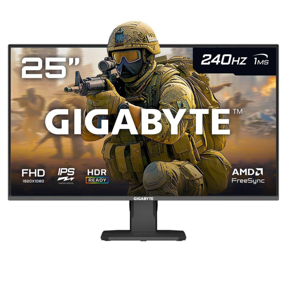 MONITOR GIGABYTE GS25F2A 25" FHD IPS 1920X1080 HDMI/DP / 240HZ / 1ms