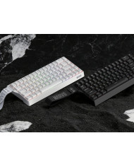 TECLADO MECANICO MARVO KG965W WH SABER 65% TRI-MODO RGB SW BANANA CRYSTAL