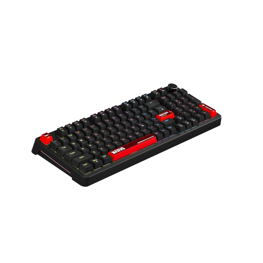 TECLADO MARVO KG937 ARMA 98 95%/SW TNT PEACH/RGB/USB-C/USB-A/ KG937