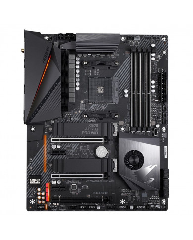 MAINBOARD GIGABYTE X570 AORUS PRO WIFI RGB AM4 RYZEN 3000 PCIe4.0 4DDR4 USB3.1