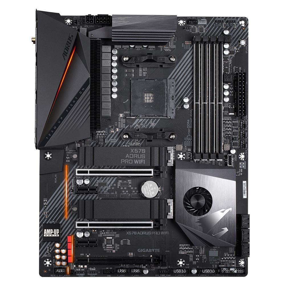 MAINBOARD GIGABYTE X570 AORUS PRO WIFI RGB AM4 RYZEN 3000 PCIe4.0 4DDR4 USB3.1