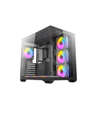 CASE ANTEC CX MIRROR PESCERA NEGRO ARGB MID TOWER 7x120MM ATX, MATX, ITX VIDRIO 5,89KG 438x275x400mm