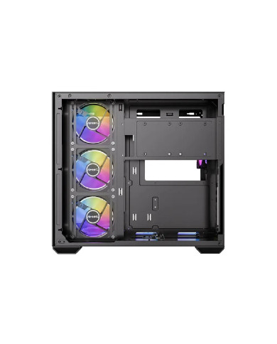 CASE ANTEC CX MIRROR PESCERA NEGRO ARGB MID TOWER 7x120MM ATX, MATX, ITX VIDRIO 5,89KG 438x275x400mm