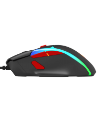 MOUSE GAMER MARVO M360 TEPO 70 RGB USB NEGRO12800DPI GAMING