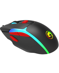 MOUSE GAMER MARVO M360 TEPO 70 RGB USB NEGRO12800DPI GAMING