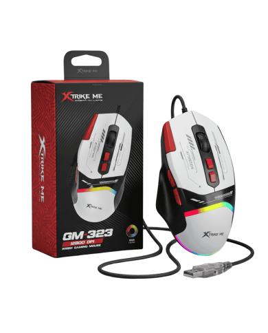 MOUSE XTRIKE ME GM-323 USB RGB 12800 DPI