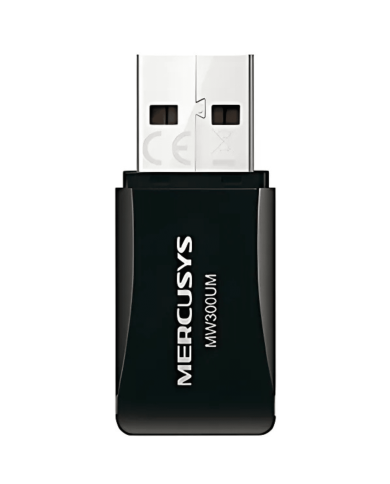 ADAPTADOR MERCUSYS N300 MW300UM WIRELESS MINI USB WPA3 / 0800000111