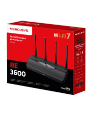 ROUTER MERCUSYS BE3600 MR27BE AIQOS 4ANT DUAL BAND WIFI7