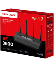 ROUTER MERCUSYS BE3600 MR27BE AIQOS 4ANT DUAL BAND WIFI7 2,5GBPS