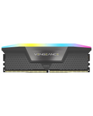 MEMORIA RAM CORSAIR 16GB DDR5 VENGEANCE RGB 6000MTS NEGRA CUE / CMH16GX5M1D6000Z38