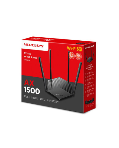 ROUTER MERCUSYS AX1500 MR62X WIFI6 ISP TR-069 1,5MPS DUAL BAND