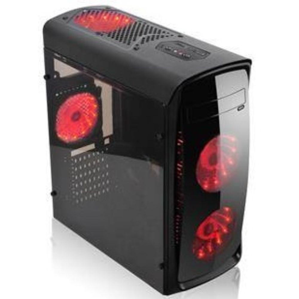 CASE SPEEDMIND SMCSG06 ROJO 460x220x420mm s/FUENTE