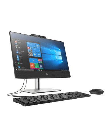 COMPUTADOR AIO HP 400 G6 PROONE 24"/CORE i5-10400/8GB DDR4/256GB SSD + 1TB HDD / WIN11 PRO/ NEGRA / WEBCAM