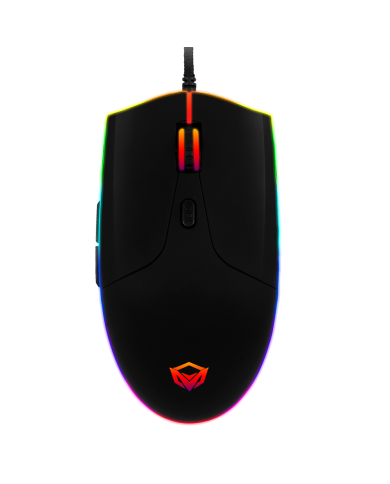 MOUSE GAMER MEETION GM23_2023 USB RGB CHROMATIC 200/12800DPI 6TECLAS 6D MACRO / PRO GAMING / 14-02-095