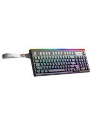 TECLADO DE MEMBRANA MEETION VIBEKEY B75 NEGRO 3MODE RGB 82TECLAS USB/BLUETOOTH/2,4G (ES)