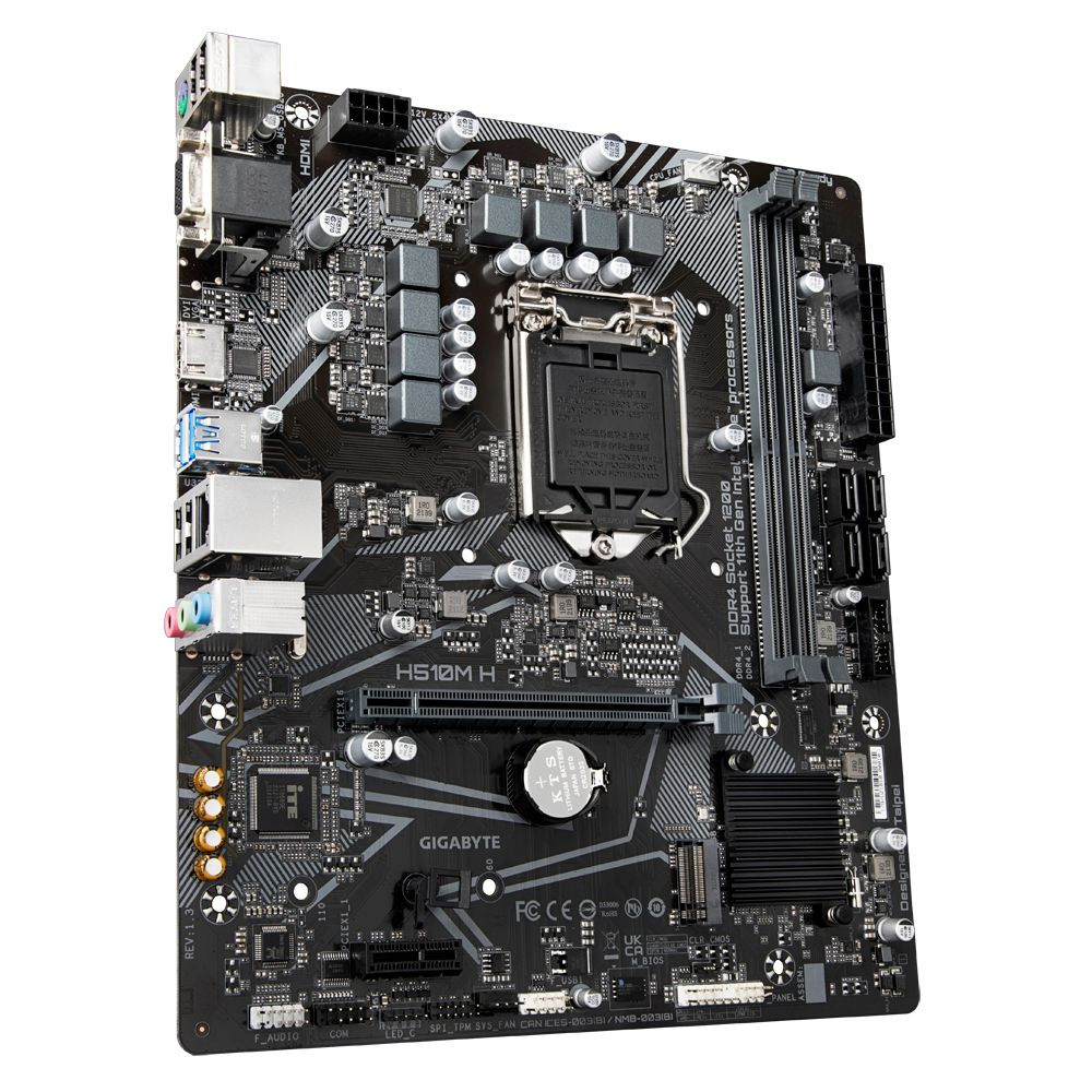 MAINBOARD GIGABYTE H510M H LGA1200 11GEN 2DDR4 USB3.2 MAINBOARD GIGABYTE H510M H LGA1200 11GEN 2DDR4 USB3.2