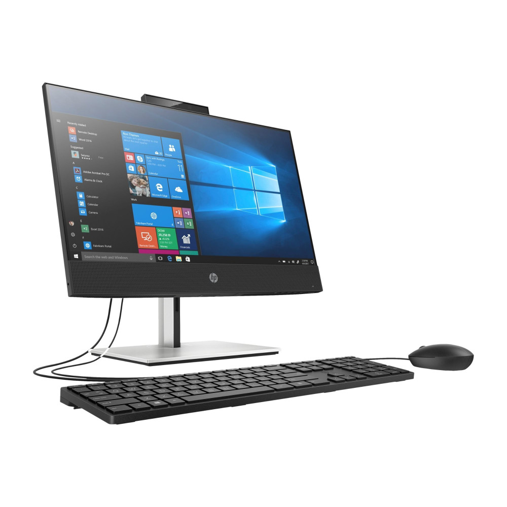 COMPUTADOR AIO HP 400 G6 PROONE 24"/CORE i5-10400/24 GB DDR4/256GB SSD + 1TB HDD / WIN11 PRO/ NEGRA / WEBCAM