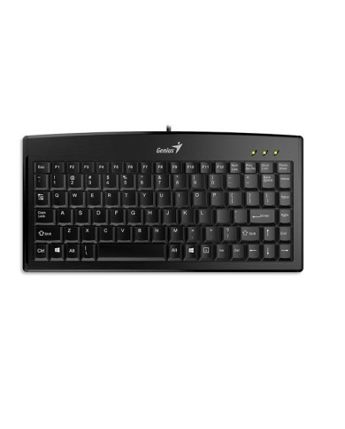 TECLADO USB GENIUS LUXEMATE 109 NEGRO COMPACTO TECLA COPILOT