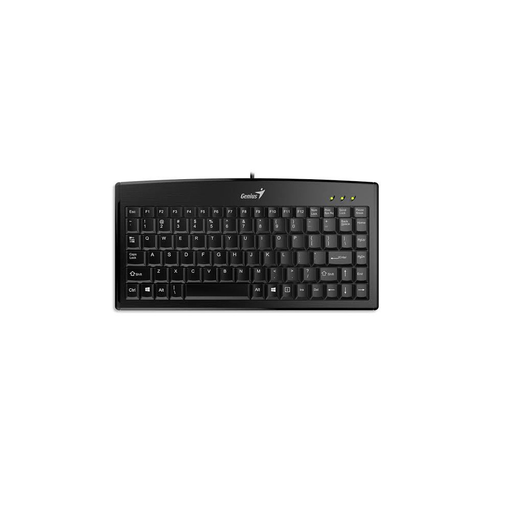 TECLADO USB GENIUS LUXEMATE 109 NEGRO COMPACTO TECLA COPILOT