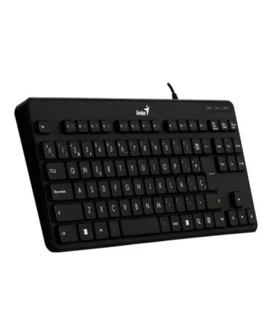 TECLADO USB GENIUS LUXEMATE 109 NEGRO COMPACTO TECLA COPILOT