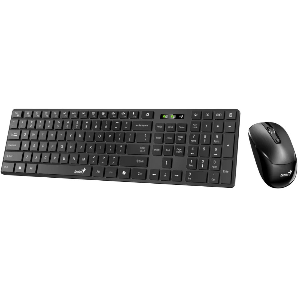 COMBO TECLADO Y MOUSE GENIUS SLIMSTAR 8250 DUAL MODE WIRELESS/BLUETOOTH AI COPILOT