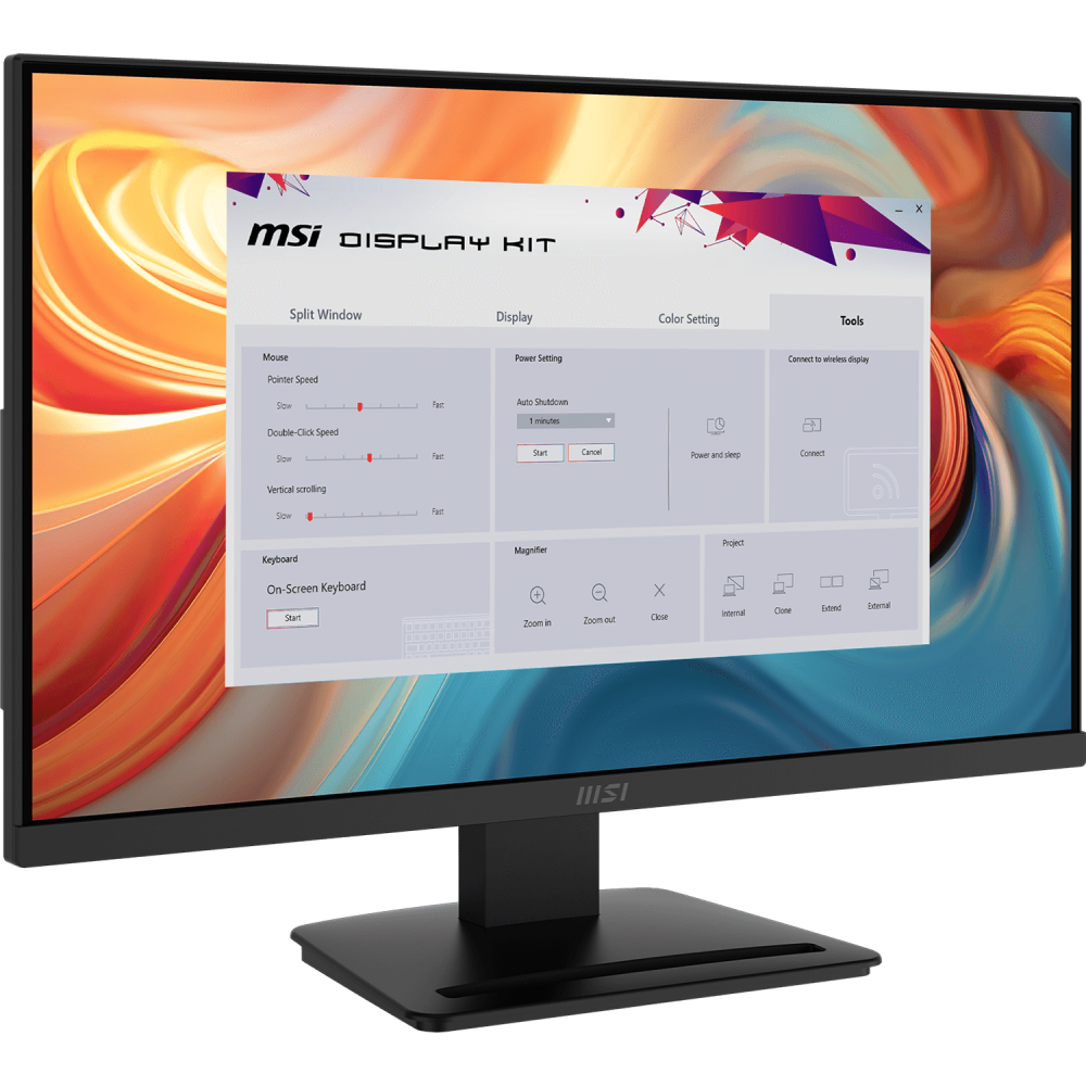 MONITOR MSI PRO MP243L E14 / IPS / FHD (1920 x 1080) / 24" / 144HZ / 1 ms / VGA / HDMI