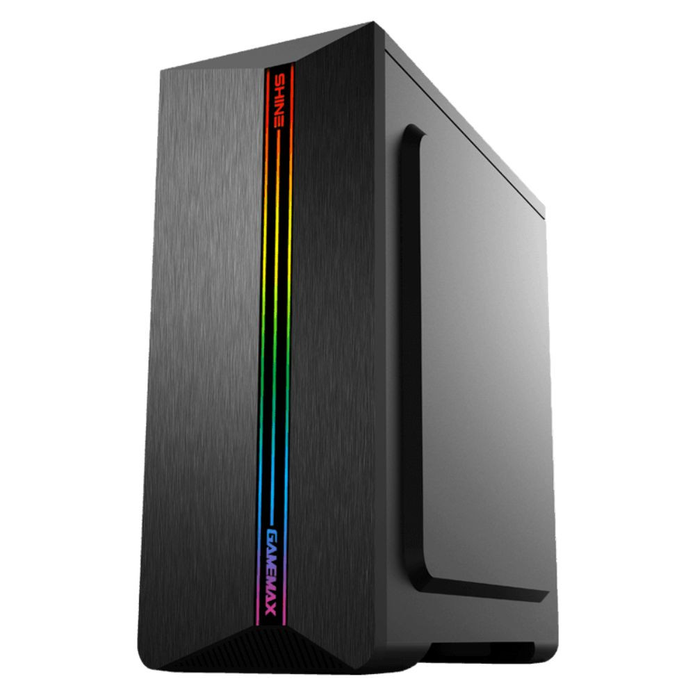 CASE GAMEMAX SHINE G517 NEGRO 400x185x470mm VIDRIO RAINBOW