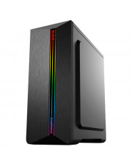 CASE GAMEMAX SHINE G517 NEGRO 400x185x470mm VIDRIO RAINBOW